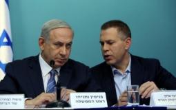 وزير الأمن الداخلي الإسرائيلي غلعاد أردان ورئيس الحكومة بنيامين نتنياهو -ارشيف-