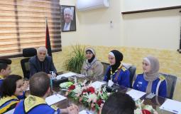 محافظ غزة يستقبل وفدًا من مجموعة العميد الكشفية