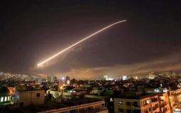الدفاعات السورية تتصدى لأهداف - ارشيف