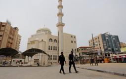 مسجد في غزة-أرشيفية
