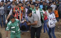 جرائم الاحتلال بحق مسيرات العودة شرق غزة اليوم