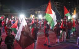 الأسرة الرياضية الفلسطينية تشارك قطر إطلاق شعار مونديال 2022 خلال حفل في غزة