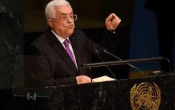 الرئيس الفلسطيني محمود عباس في كلمة سابقة بالأمم المتحدة