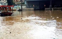 أمطار شمال قطاع غزة