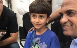 الطفل الذي اختطف 3 أيام كريم جمهور من قرية قلنسوة بالداخل المحتل
