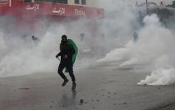 مواجهات بين الشبان وقوات الاحتلال على المدخل الشمالي لمدينة البيرة