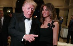 دونالد ترامب وزوجته ميلانا