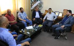بلدية غزة وشركة الكهرباء تبحثان الحفاظ على استمرار تشغيل المرافق الحيوية (4).JPG