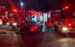 مكان الحريق في بلدة الجش