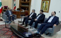 وفد من حماس يلتقي رئيس الجمهورية اللبنانية العماد ميشال عون