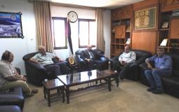 اللواء أبو شرخ يستقبل وكيل وزارة الزراعة لبحث التعاون المشترك