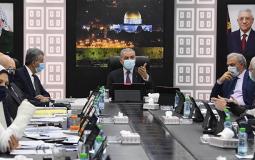 الجلسة الاسبوعية للحكومة الفلسطينية في رام الله