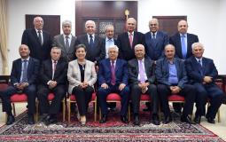 أعضاء اللجنة التنفيذية لمنظمة التحرير الفلسطينية -ارشيف-