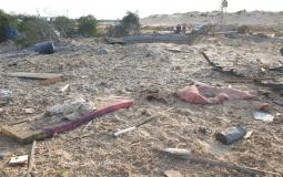 الاحتلال قصف أرضا زراعية في رفح جنوب قطاع غزة فجر اليوم