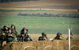 جنود إسرائيليون على حدود غزة