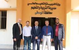 تربية الوسطى تستقبل وفداً من الكلية الجامعية للعلوم التطبيقية