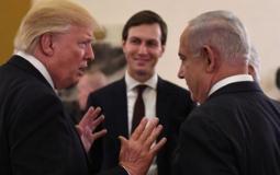 رئيس وزراء الاحتلال الاسرائيلي بنيامين نتنياهو والرئيس الأميركي دونالد ترامب