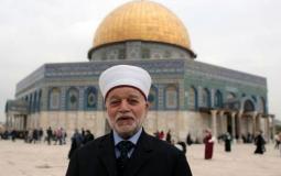 المفتي العام للقدس والديار الفلسطينية خطيب المسجد الأقصى المبارك الشيخ محمد أحمد حسين