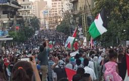 مسيرةٌ في صيدا رفضًا لقرار وزير العمل اللبناني بحق العمالة الفلسطينية