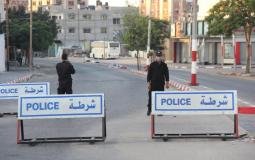 حظر التجوال التام في قطاع غزة