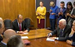 اجتماع الفصائل الفلسطينية مع وزير الخارجية الروسي