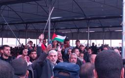 رئيس حماس في غزة يحيي السنوار يشارك في مسيرات العودة -ارشيف-
