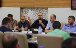 لقاء حواري عقده بيت الصحافة - فلسطين للإدارة العامة لشرطة المرور في غزة