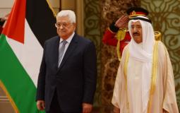 الرئيس محمود عباس وأمير الكويت صباح الأحمد الجابر الصباح - أرشيفية
