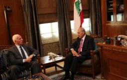 الأحمد يلتقي رئيس مجلس النواب اللبناني نبيه بري في عمان