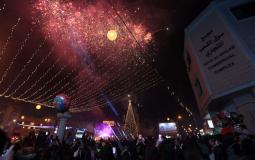 بيت ساحور تحتفل بإضاءة شجرة الميلاد