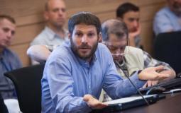 بتسلئيل سموتريتش وزير النقل والمواصلات الإسرائيلي