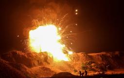 انفجار على حدود غزة