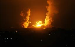 غارة إسرائيلية على غزة - توضيحية