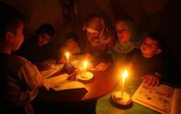 جدول الكهرباء في غزة خلال المنخفض الجوي