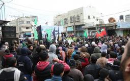 حماس مسيرة جماهيرية شرق خانيونس نصرة للقدس