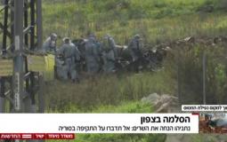 خبراء اسرائيليون يعاينون بقايا الطائرة المحطمة