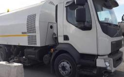 قطر تتبرع بشاحنتي تنظيف لبلدية غزة