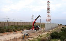 بناء الجدار على حدود لبنان