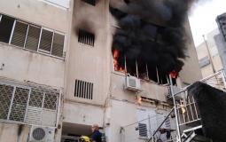 اندلاع حريق في حيفا
