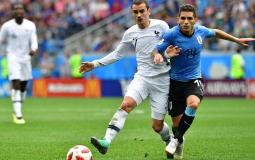 فرنسا تتجاوز أوروغواي وتصل نصف نهائي مونديال روسيا
