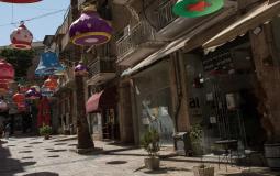 المحال الاقتصادية مغلقة في إسرائيل بسبب تفشي كورونا