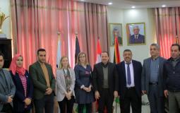 جامعة الاقصى تستقبل وفداً من السفارة الكندية في فلسطين