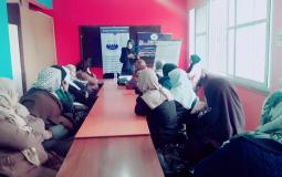 صوت المجتمع تواصل أنشطتها التثقيفية للمواطنين في قطاع غزة