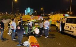 حادث طرق في تل أبيب
