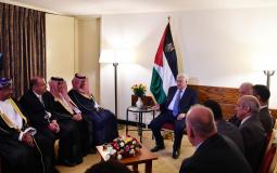 الرئيس عباس يلتقي السفراء العرب المعتمدين لدى أثيوبيا