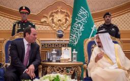 الرئيس المصري عبد الفتاح السيسي مع العاهل السعودي الملك سلمان بن عبد العزيز.