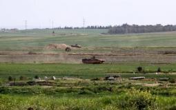 الاراضي الزراعية شرق قطاع غزة