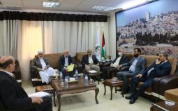 التشريعي بغزة يلتقي رئيس لجنة متابعة العمل الحكومي