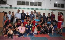 اتحاد الملاكمة يستقبل وفداً إيطالياً في غزة