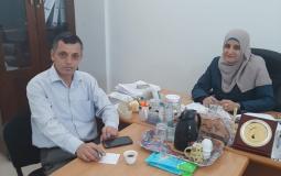 لقاء بين مدير مكتب وزارة الاقتصاد ووزارة الزراعة بمحافظة خان يونس